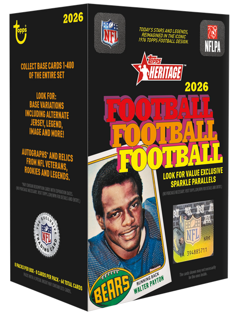 2026 Topps Heritage Football - Value Box