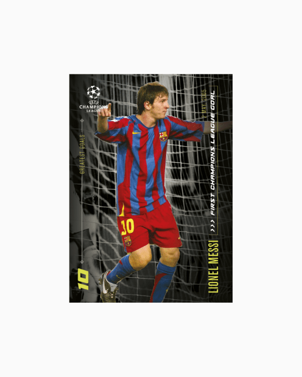 Topps Designed by Lionel Messi | Box de 50 Cartas Coleccionables Exclusivas
