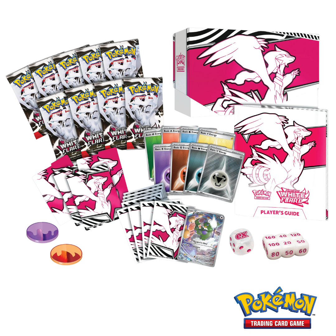 Black Bolt & White Flare Elite Trainer Box – White Flare