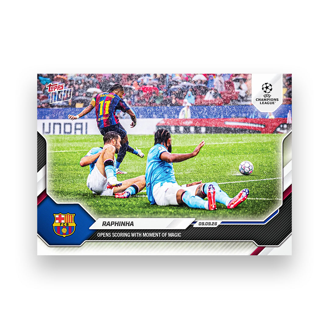 Raphinha - 2026-27 UCL Topps NOW® - Card 10