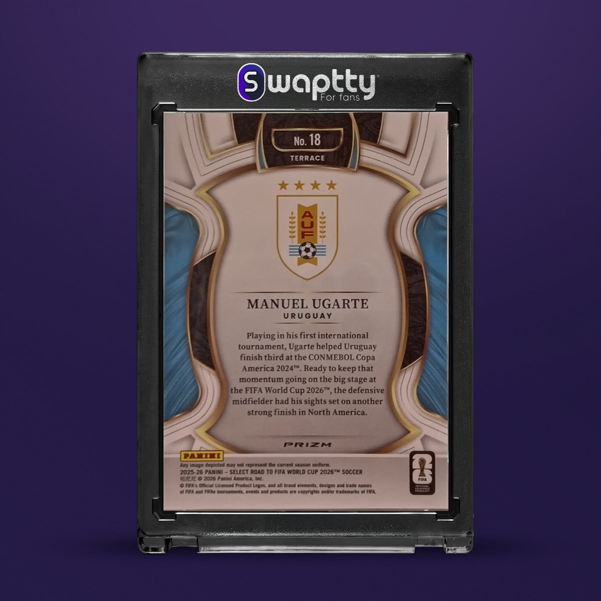 25/26 Panini Select Manuel Ugarte Red Pandora — reverso