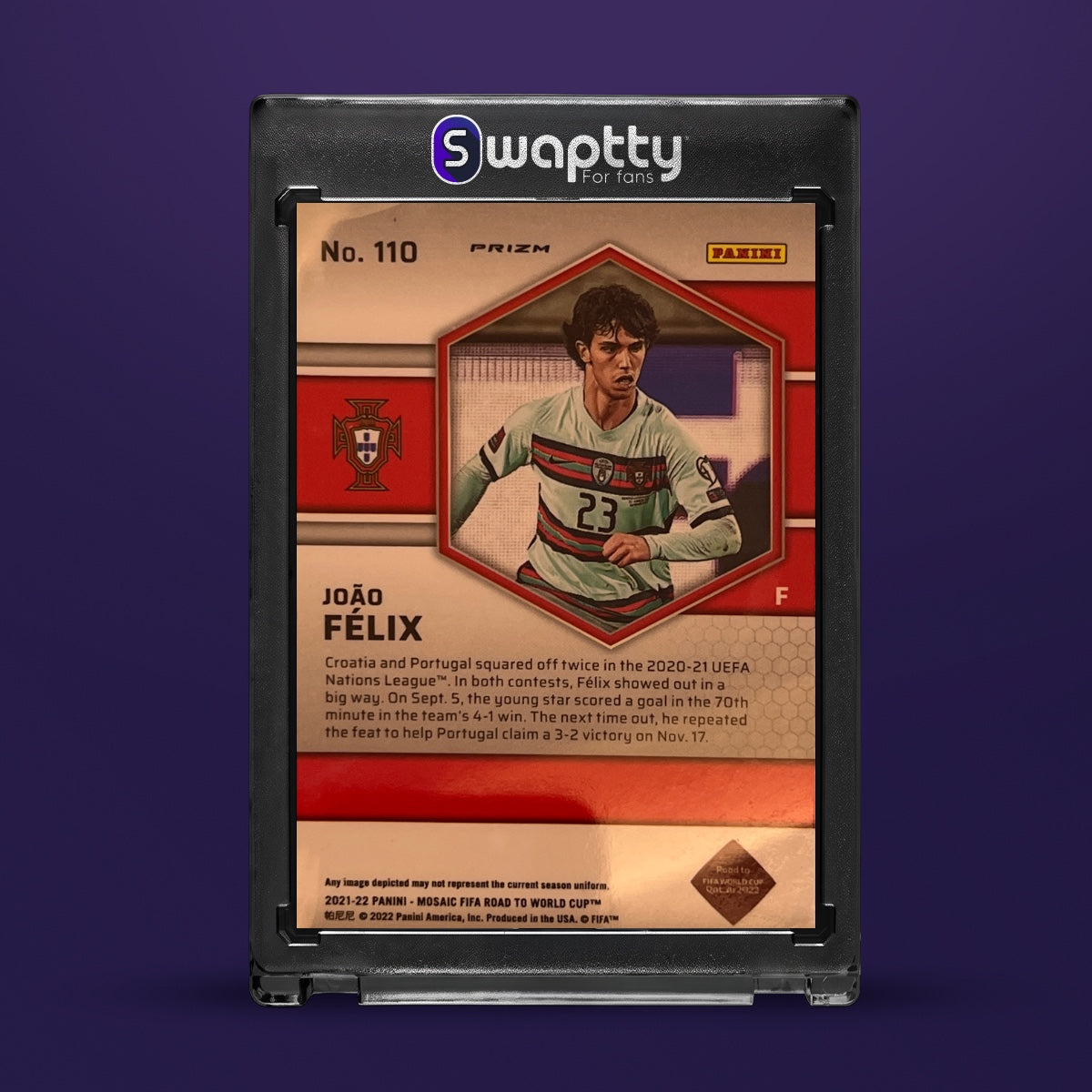 2021 Mosaic João Félix — reverso