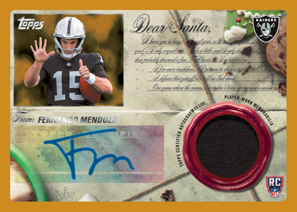 2026 Topps Holiday Football - Mega Box