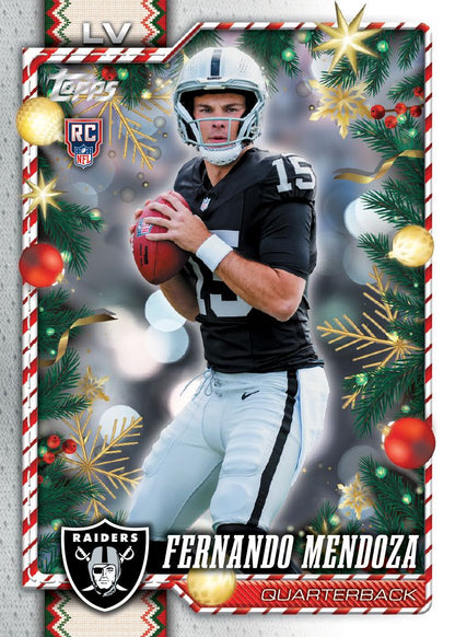 2026 Topps Holiday Football - Mega Box