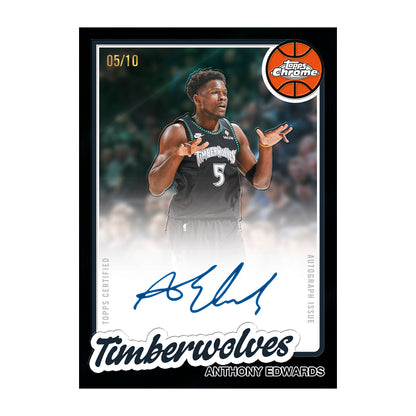 Break NBA – 2 Blaster Topps Chrome Update + 1 Mega Box Signature Class