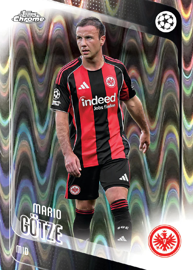 Topps Chrome® UEFA Club Competitions 2025-26 - Hanger Box