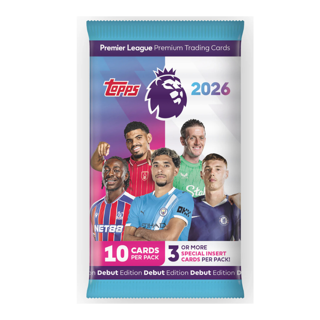 Topps Premier League 2026 – Caja Display (28 Sobres)