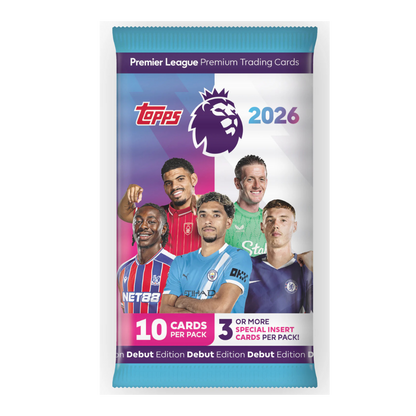Topps Premier League 2026 – Caja Display (28 Sobres)