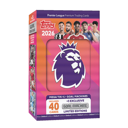 Topps Premier League 2026 Mega Tin #1 – Goal Machines