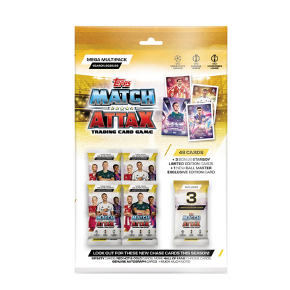 Match Attax 2025-26 – MEGAMulti Pack UEFA (Champions, Europa, Conference League)