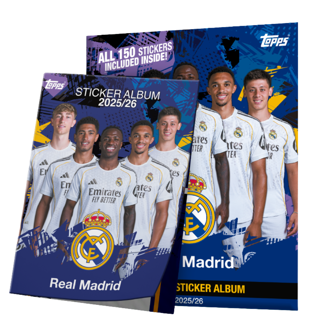 PREVENTA: Real Madrid Sticker Album 2025/26 – Edición Oficial Topps - Set Completo