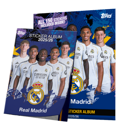 PREVENTA: Real Madrid Sticker Album 2025/26 – Edición Oficial Topps - Set Completo