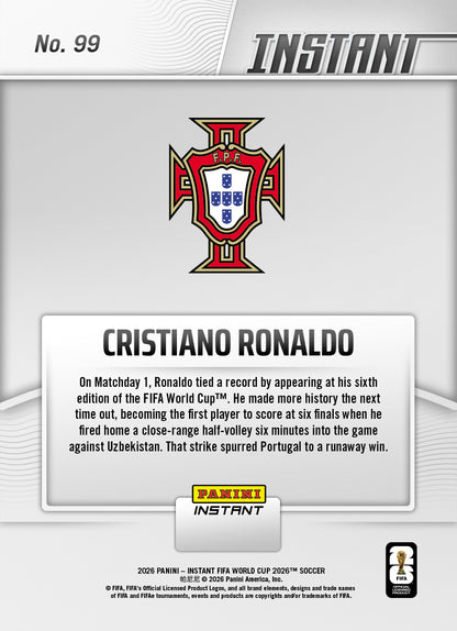 Cristiano Ronaldo - 2026 Panini Instant FIFA World Cup 2026™ #99 - Base