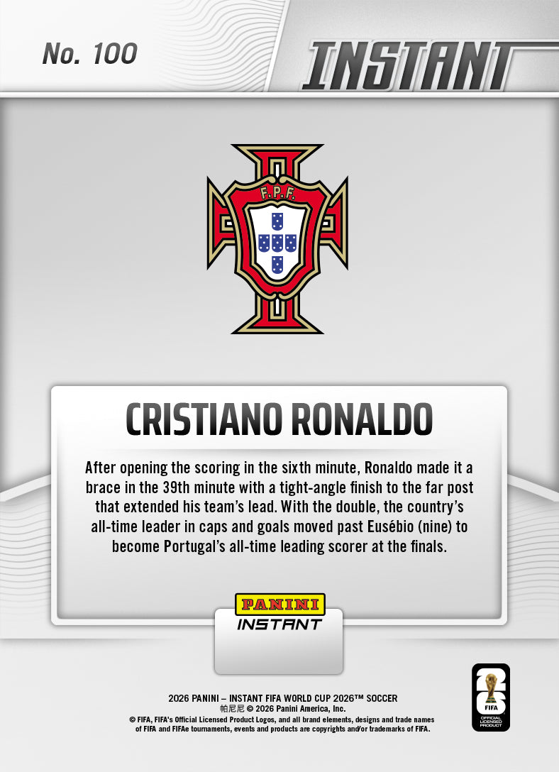 Cristiano Ronaldo - 2026 Panini Instant FIFA World Cup 2026™ #100 - Base