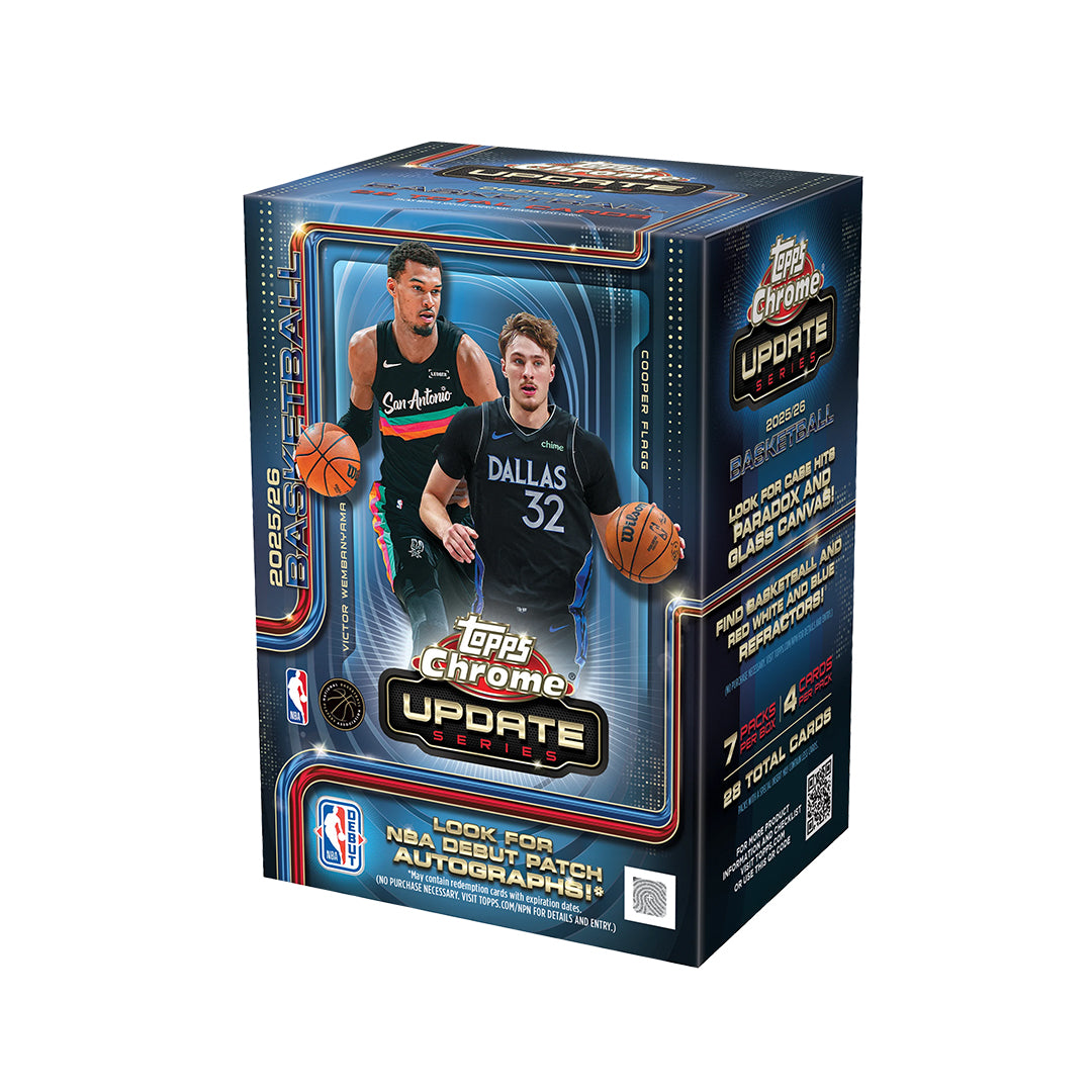 2025-26 Topps Chrome Basketball Update Value Box