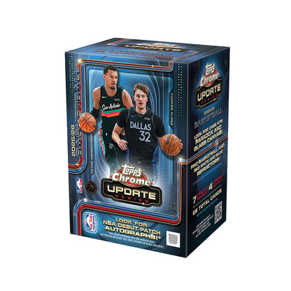 2025-26 Topps Chrome Basketball Update Value Box