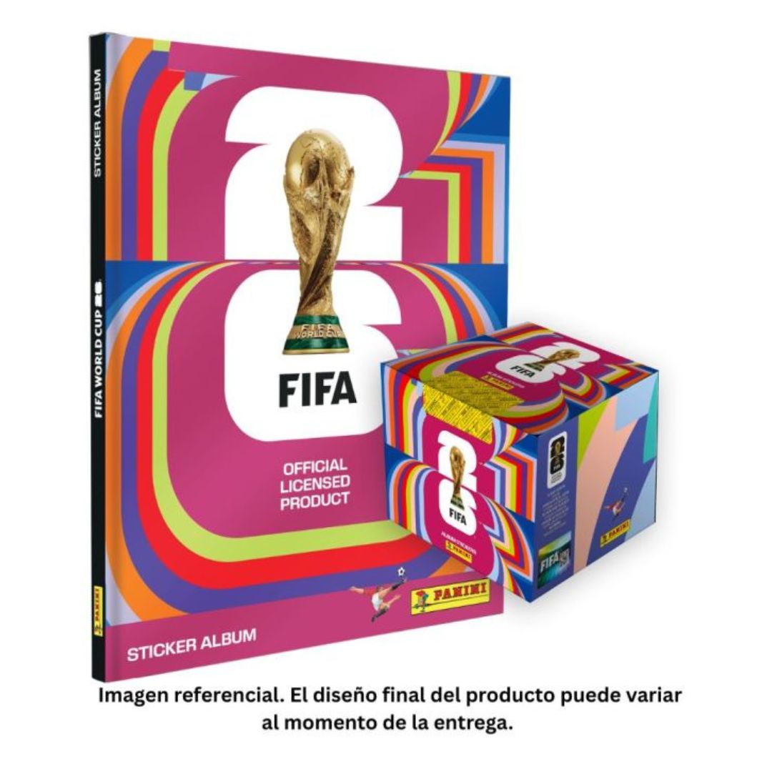 Combo Preventa Album Tapa Dura + Caja de Stickers 2026