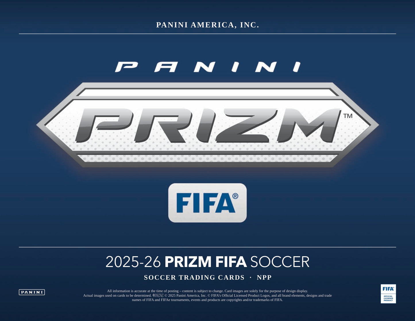 2025-26 Panini Prizm FIFA Counter Display Break #1 (Random)