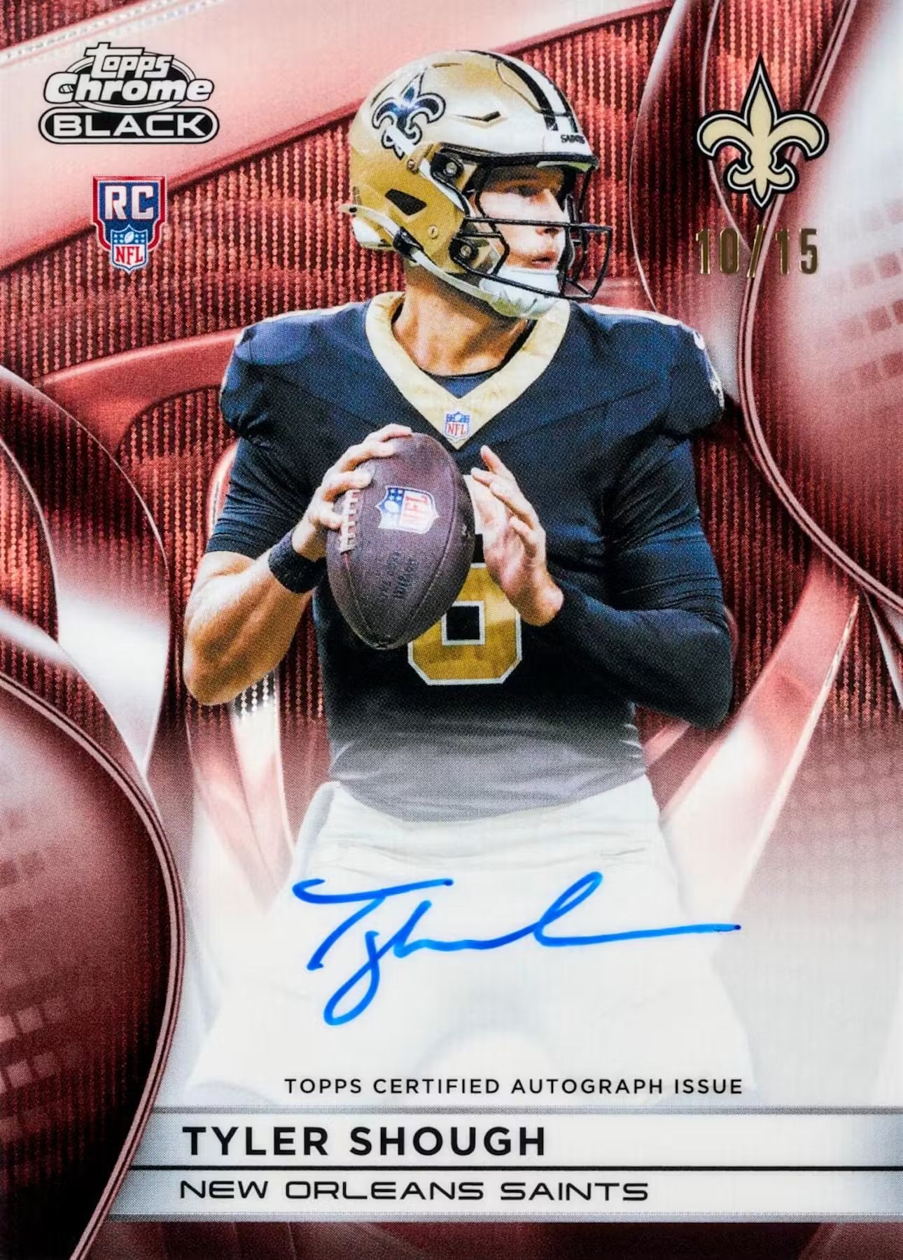 2025 Topps Chrome Black Football Hobby Box (Pre Venta)