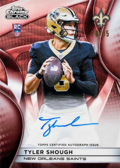 2025 Topps Chrome Black Football Hobby Box (Pre Venta)