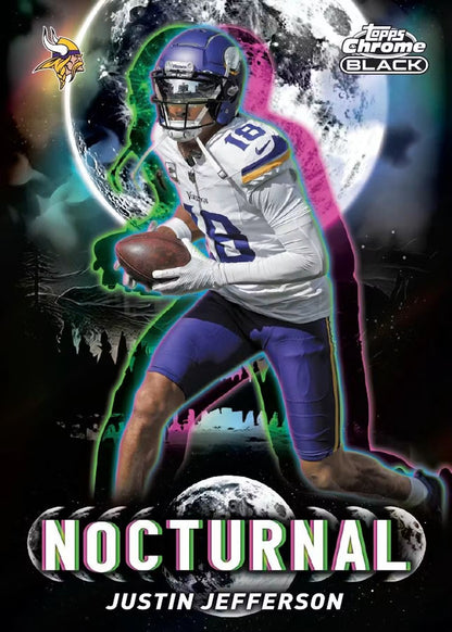 2025 Topps Chrome Black Football Hobby Box (Pre Venta)