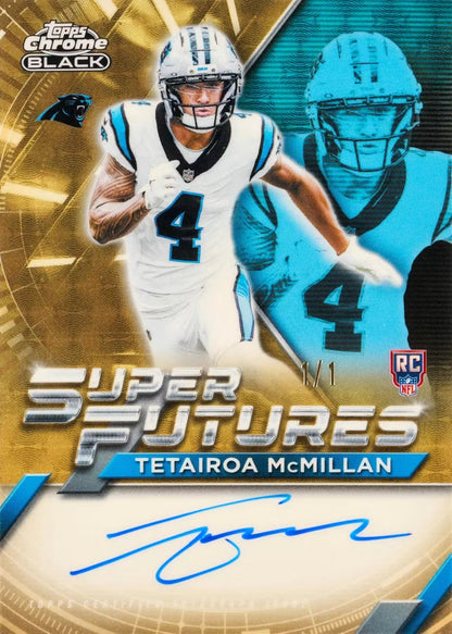 2025 Topps Chrome Black Football Hobby Box (Pre Venta)