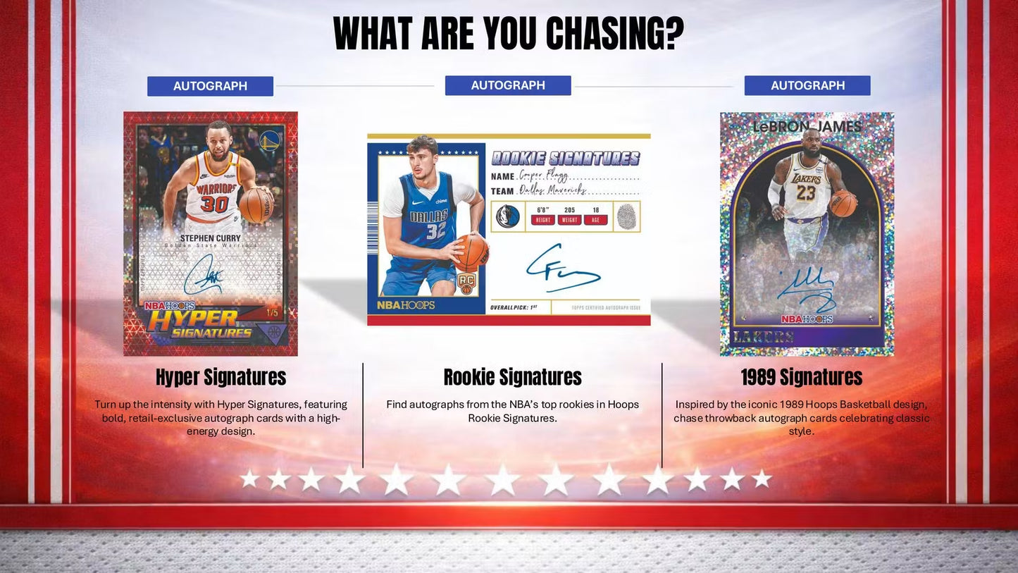 2025/26 Topps Hoops Basketball Fanatics Blaster Box (Pre Venta)