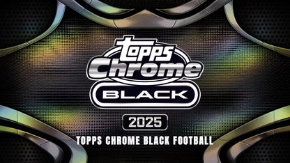2025 Topps Chrome Black Football Hobby Box (Pre Venta)