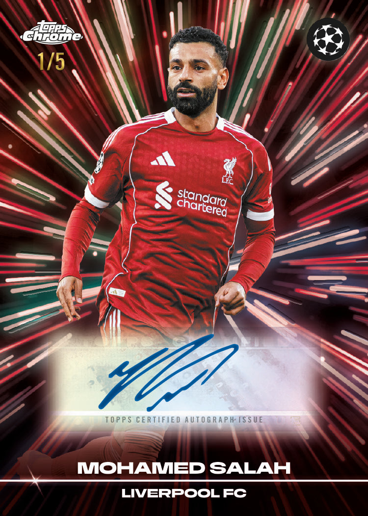 Topps Chrome® UEFA Club Competitions 2025-26 - Hobby Box