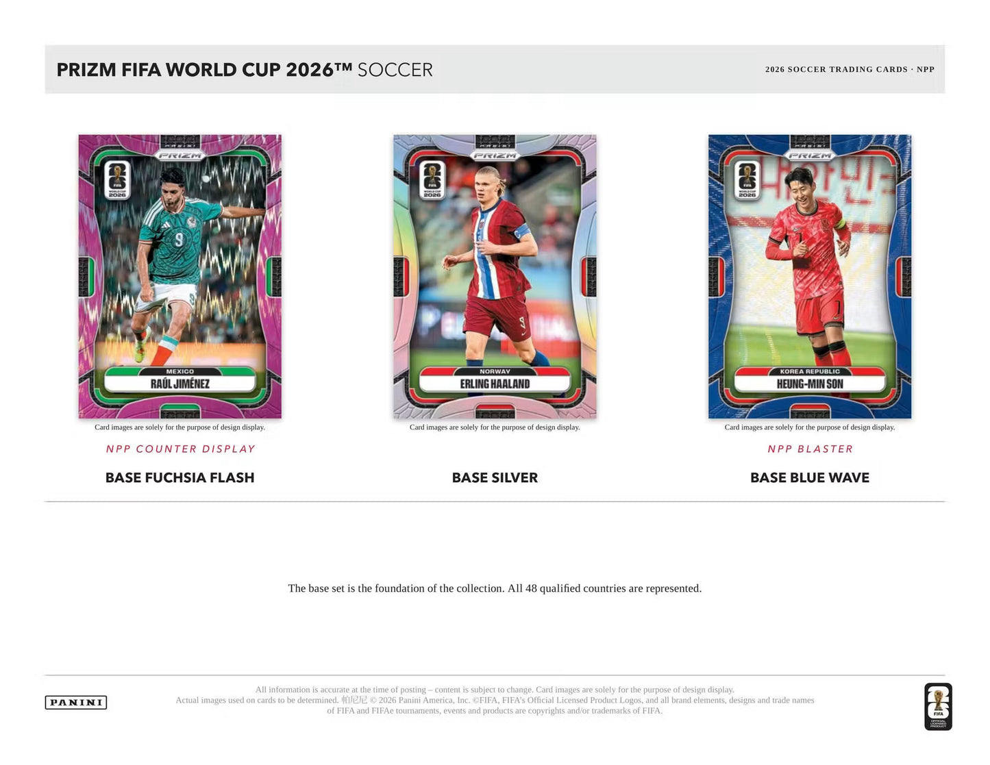 2026 Panini Prizm FIFA World Cup Counter Display Box