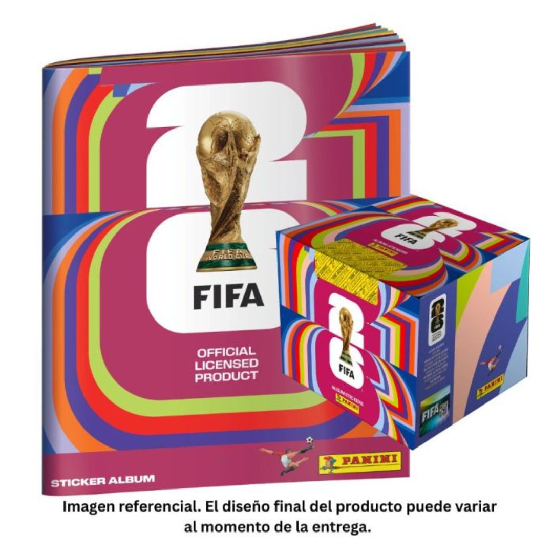 Combo Preventa Album Tapa Suave + Caja de Stickers 2026
