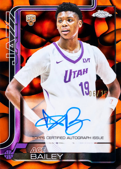 2025-26 Topps Chrome Basketball Update Value Box