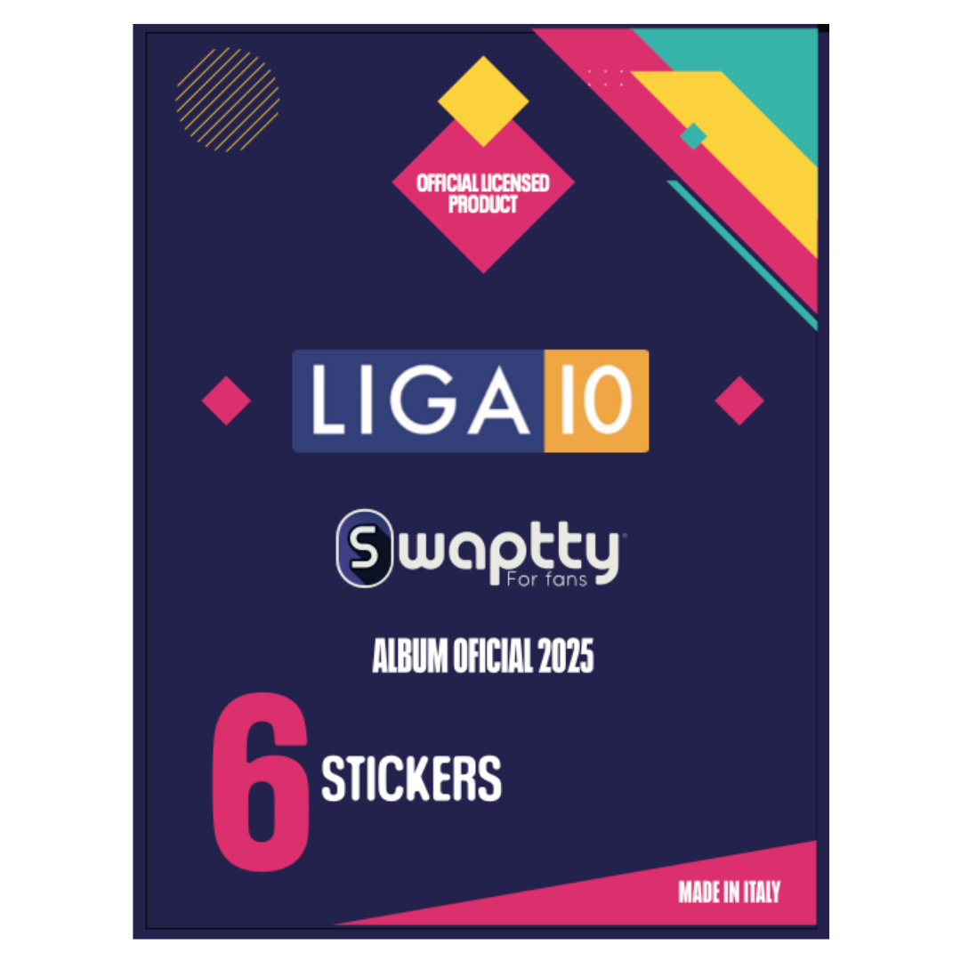Caja 50 Sobres Liga 10 & Swaptty 2025