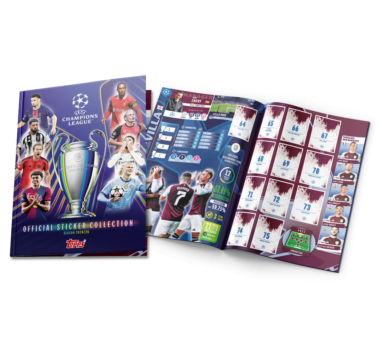 Completa tu álbum: Números 301 - 400 (UEFA Champions League)