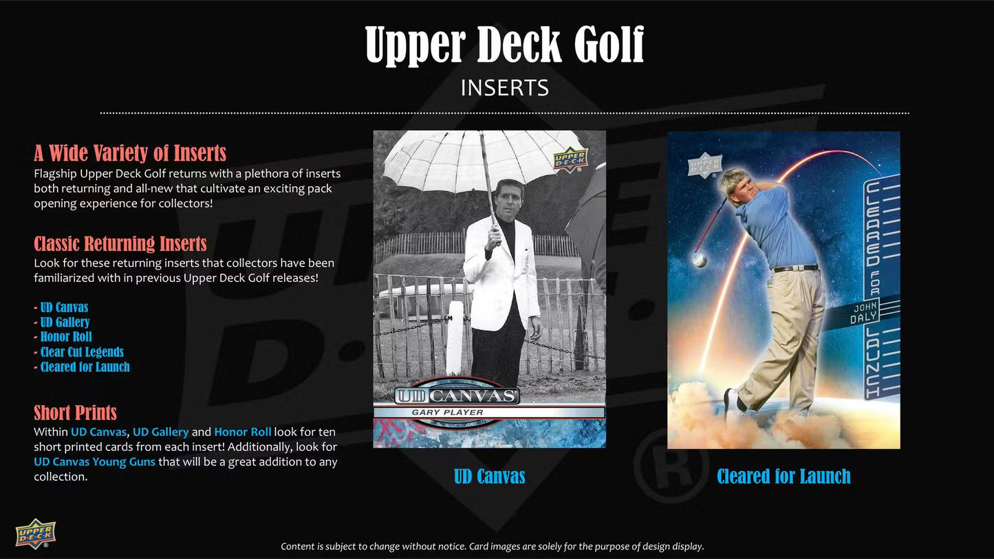 2026 Upper Deck Golf Blaster Box