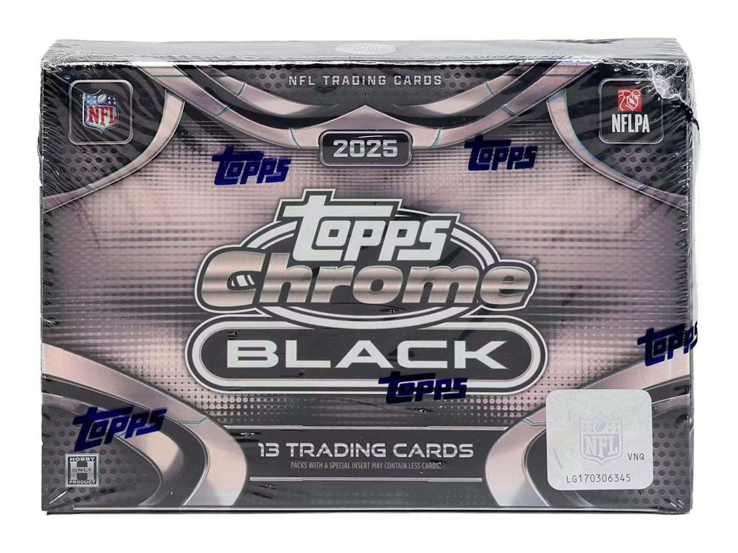 2025 Topps Chrome Black Football Hobby Box (Pre Venta)