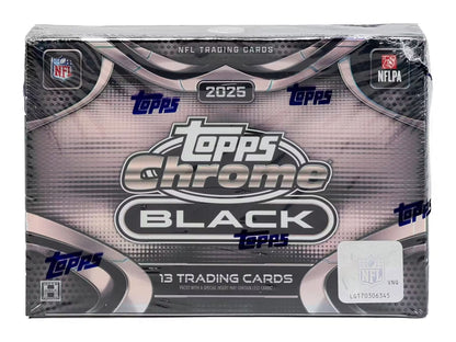 2025 Topps Chrome Black Football Hobby Box (Pre Venta)