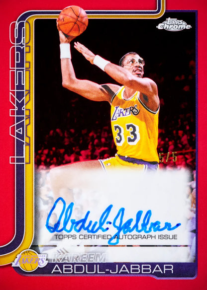 2025-26 Topps Chrome Basketball Update Value Box