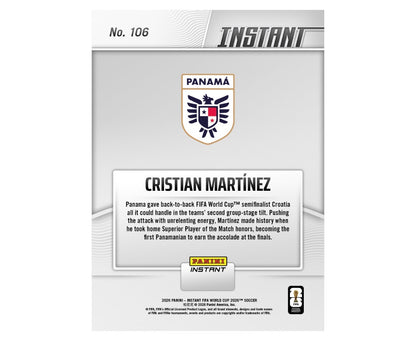 CRISTIAN MARTINEZ - 2026 PANINI INSTANT FIFA WORLD CUP 2026™ (PRE VENTA)