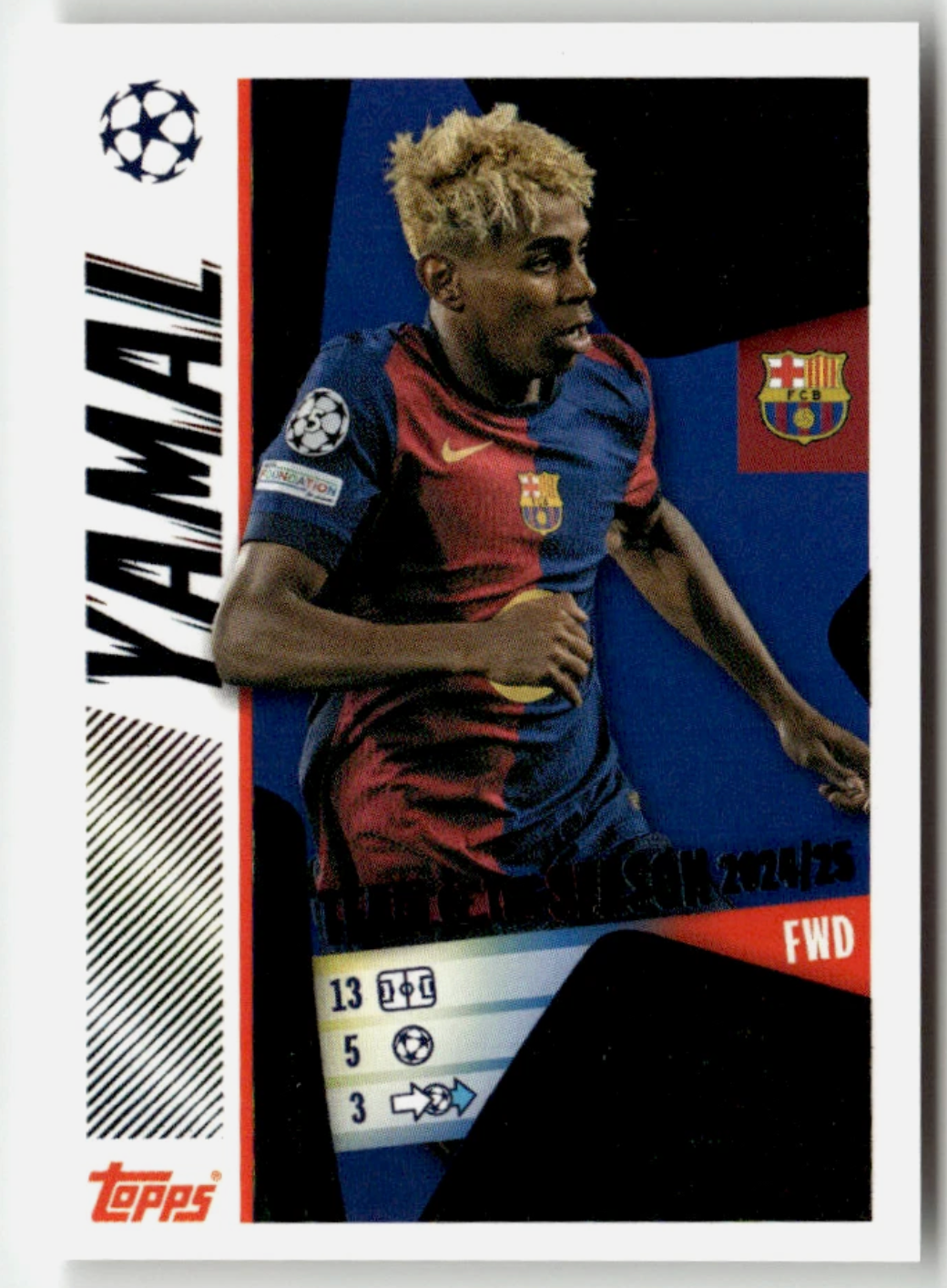 Completa tu álbum: Numeros 1 - 100 (2025-26 Topps Champions League)