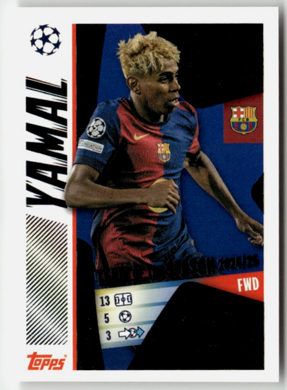 Completa tu álbum: Numeros 1 - 100 (2025-26 Topps Champions League)