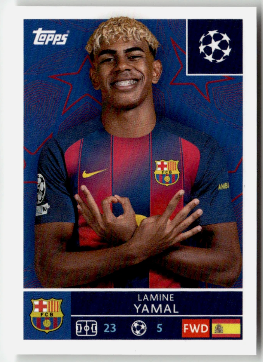 Completa tu álbum: Numeros 101 - 200 (2025-26 Topps Champions League)