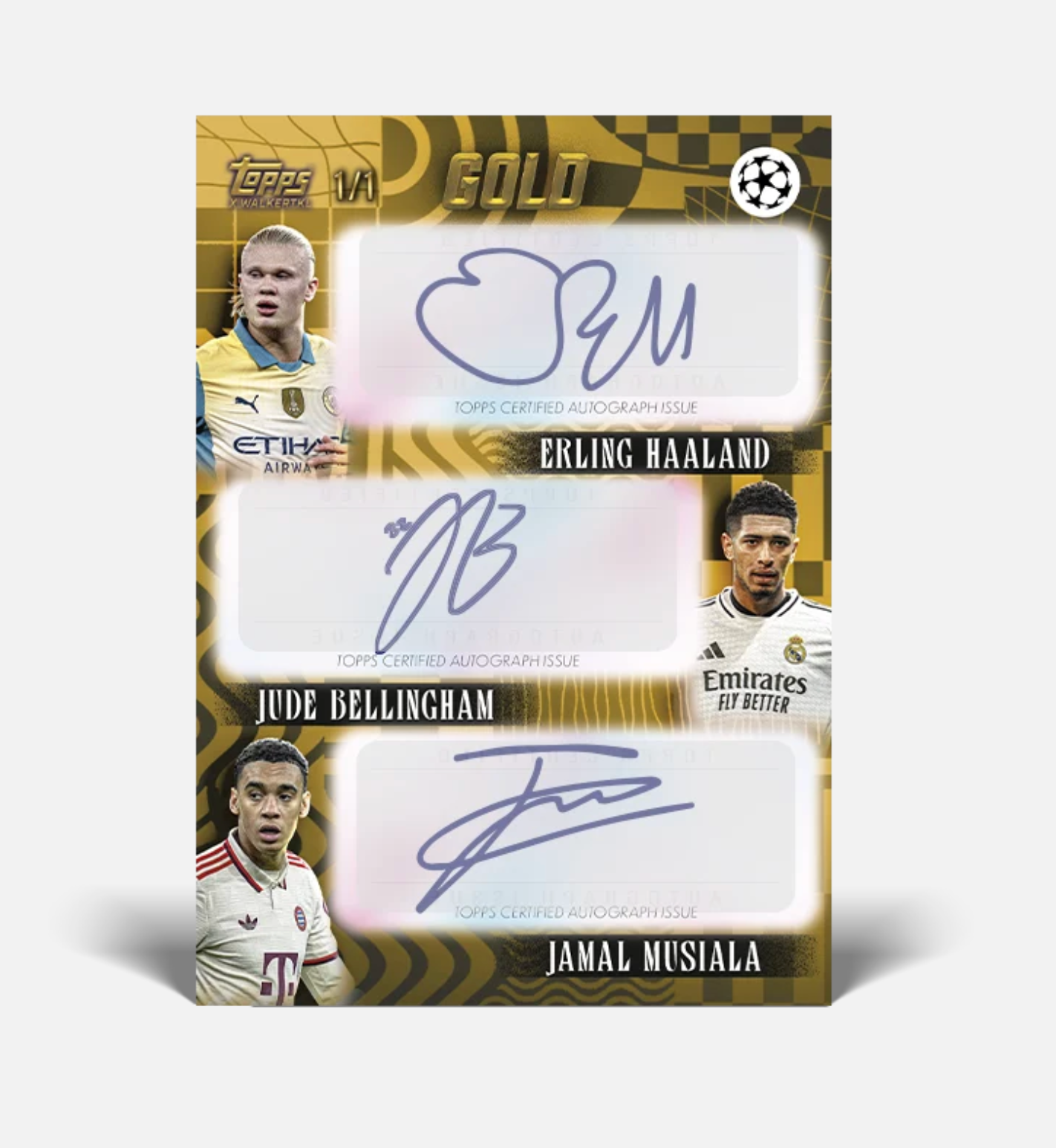 2024/25 Topps UCC Gold Hobby Box (2 autógrafos)