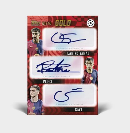 2024/25 Topps UCC Gold Hobby Box (2 autógrafos)