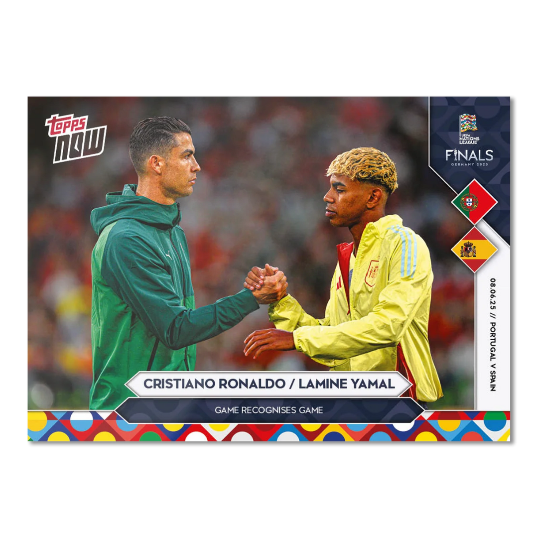 Cristiano Ronaldo / Lamine Yamal - Topps Now UEFA Nations League™ 2025