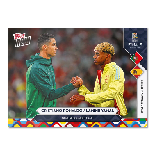 Cristiano Ronaldo / Lamine Yamal - Topps Now UEFA Nations League™ 2025