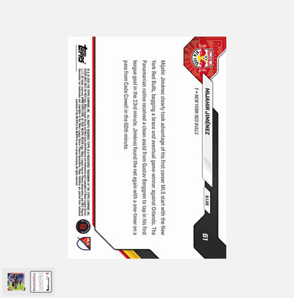 Mijahir Jiménez - 2026 MLS Topps NOW®