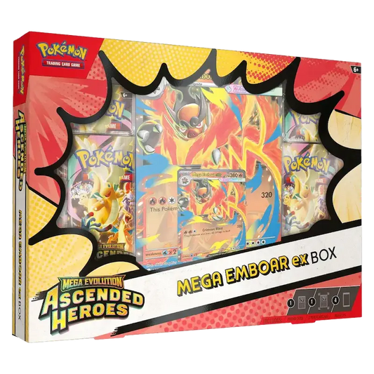 Pokémon TCG: Mega Emboar ex Box – Ascended Heroes