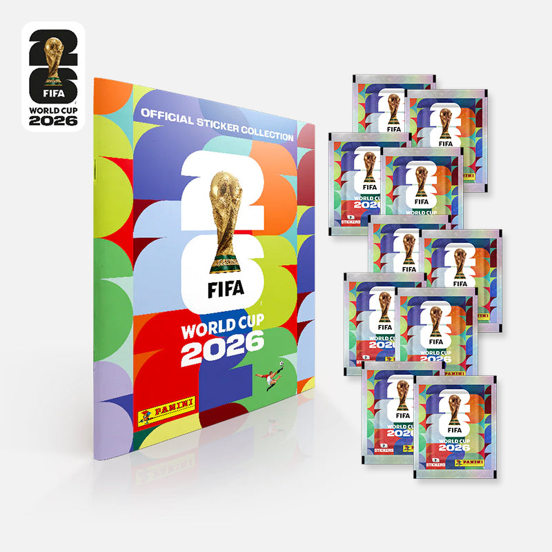 2026 Panini World Cup - Álbum Tapa Suave + 10 Sobres