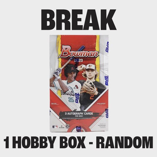 Break Random - 2023 Bowman Baseball Hobby Jumbo Box